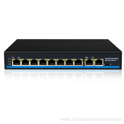 OEM 250m PoE Switch for Hikvision IP Camera